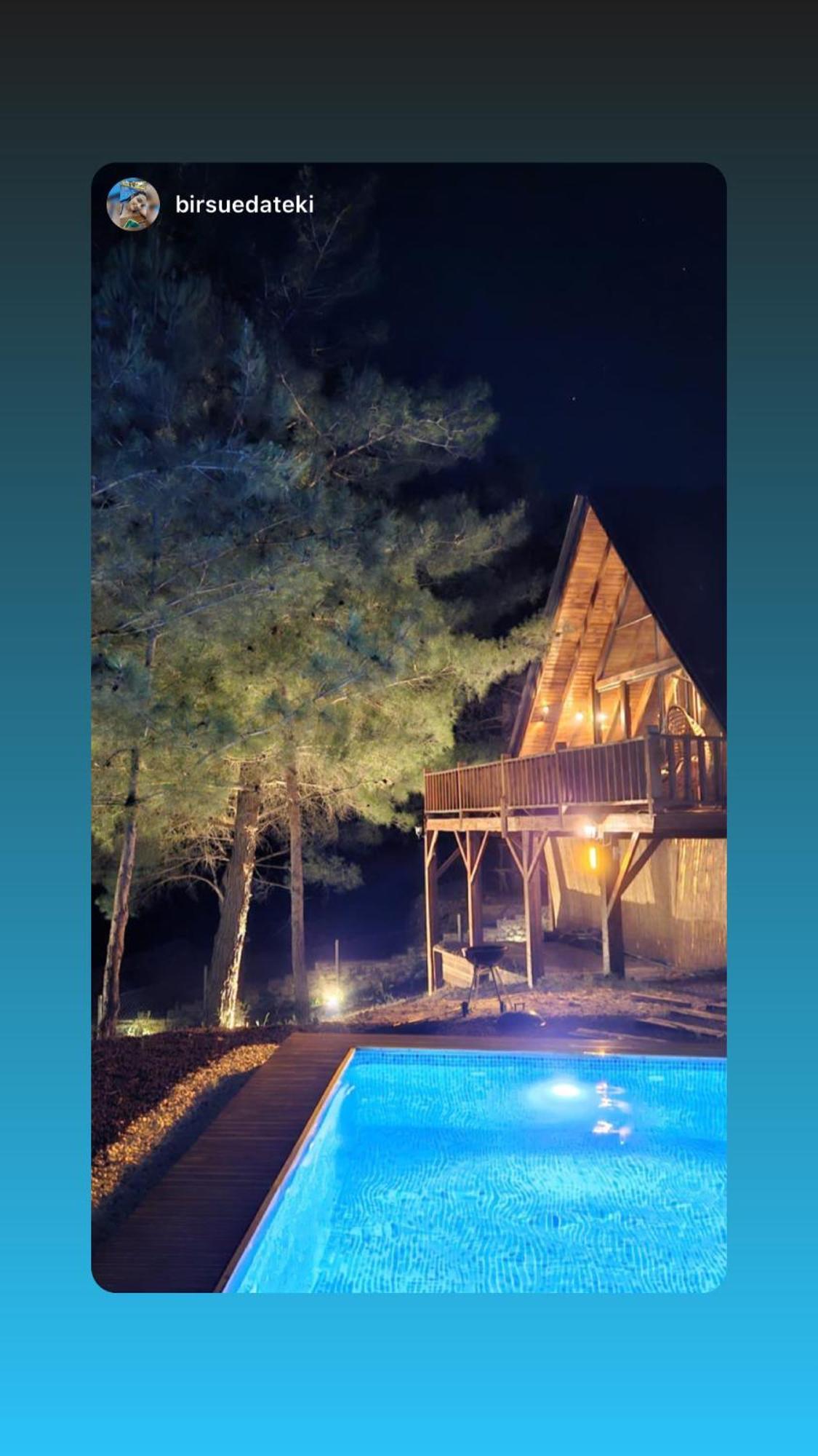 Panurlawoodenhouse Oezel Havuz& Sauna Mavi Exterior photo